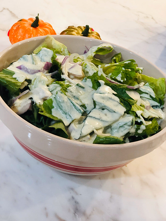 My 5 min lettuce salad