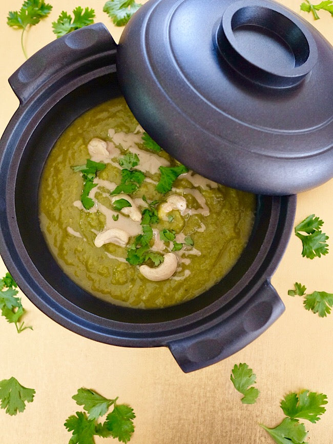 Creamy vegan Sweat peas soup 🌱
