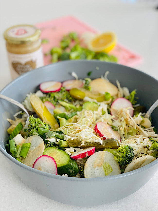 Kitchen sink salad, vegan & gluten free