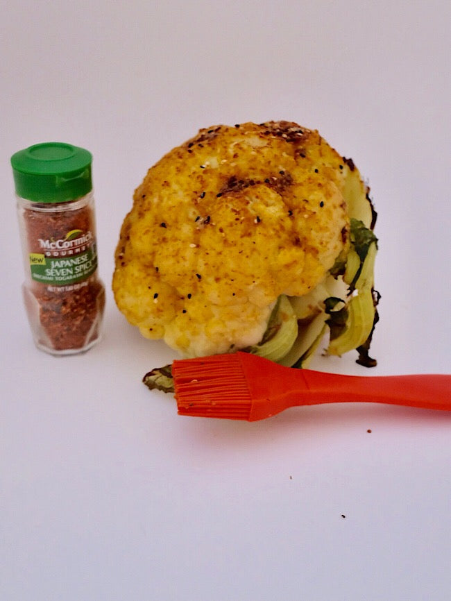 Spicy roasted cauliflower