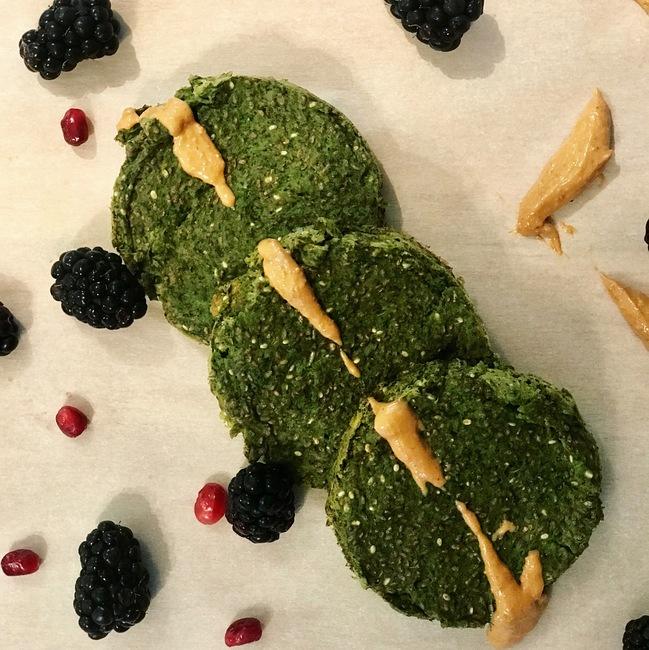 High Protein Spinach Pancakes